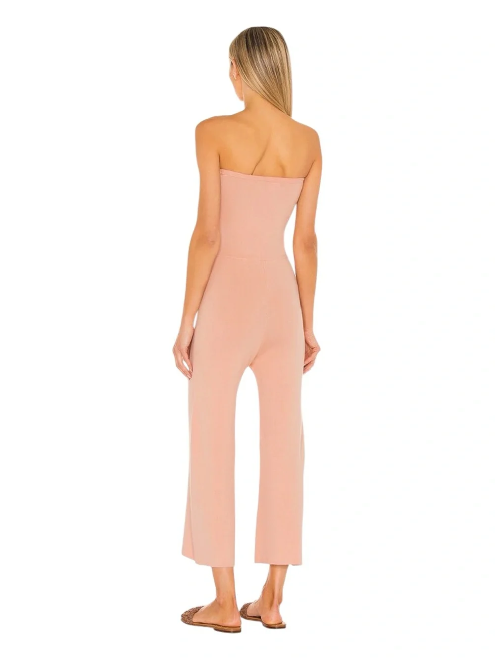 Lovers + Friends Lola Knit Strapless Jumpsuit Size Small